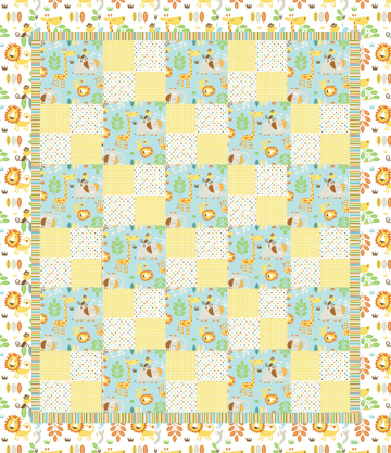 Pattern: Baby Four-Patch Block - McCall's Quilting