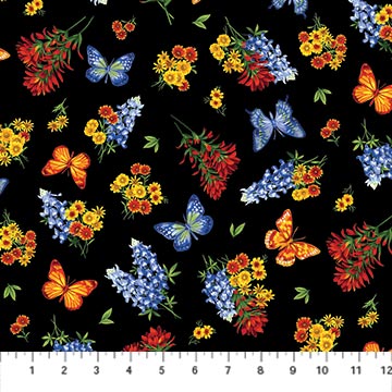 Wildflower by Northcott 20539-11 sold by 12 yd