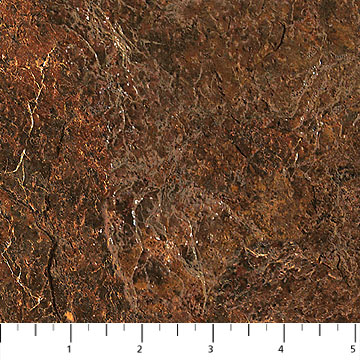 NATURESCAPES rust  brown  barn wood siding planks-by the  yard Northcott 21399-35 cotton quilt fabric landscape