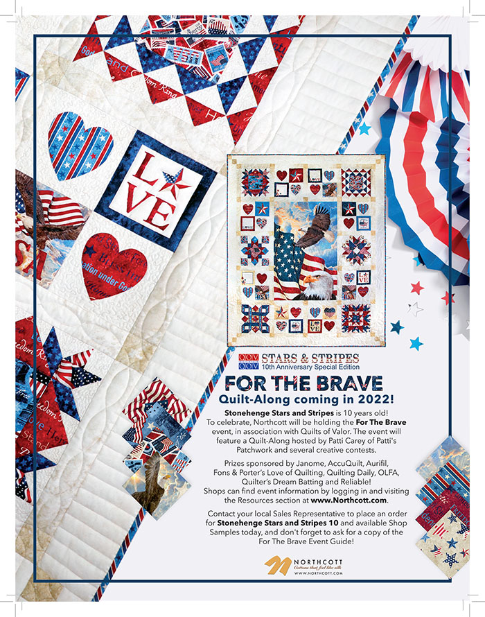 For the Brave – Patti's Patchwork